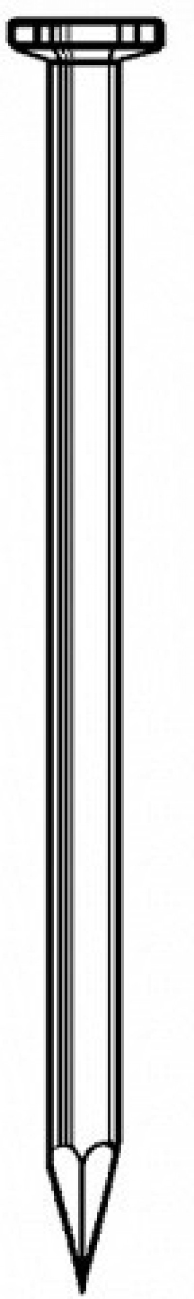 Pointe tête plate lisse 